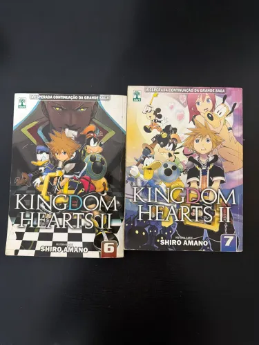 Mangá Kingdom Hearts II (vol 6 e 7)