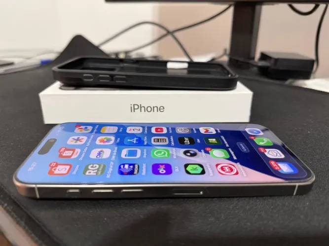 Iphone 16 pro max 256gb impecavel sem riscos bateria 92%