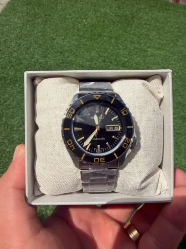 Relógio Bulova Automático 98A318 Skeleton Azul Original com Caixa