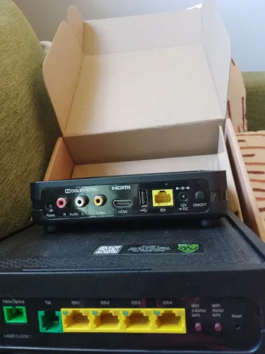 Atualização de modem Fibra.