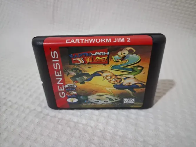 JOGO MEGA DRIVE EARTHWORM JIM 2