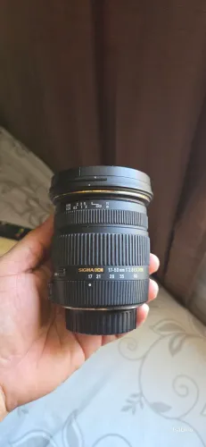Lente sigma 17x50 semi nova