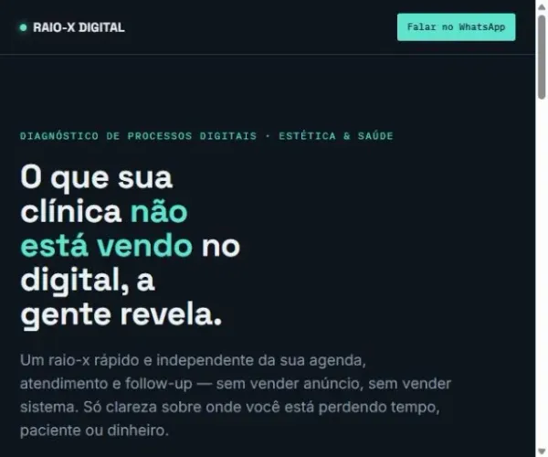 Pesquisa gratuita: processos digitais da sua clínica