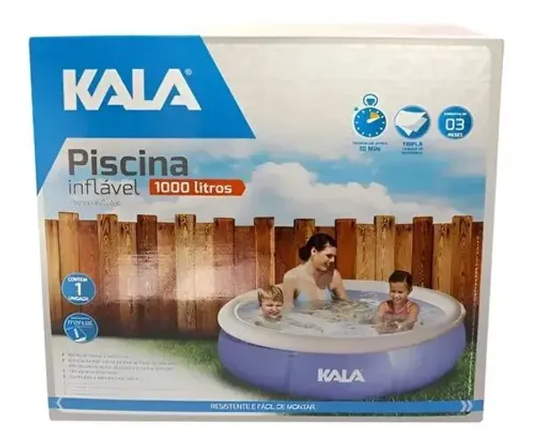 Piscina inflável 1000 litros Kala