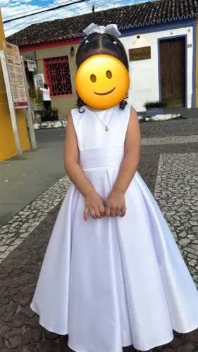 Vestido infantil para casamento