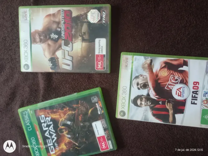 Vendo 3 jogos do Xbox 360 todos originais bem conservados