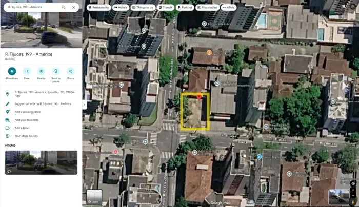 Lote/Terreno para venda com 340 metros quadrados em América - Joinville - Santa Catarina