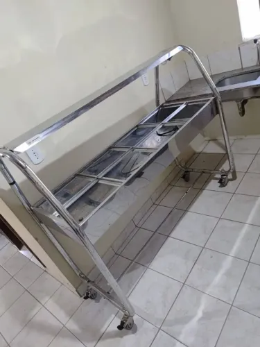 Buffet Inox sem cubas