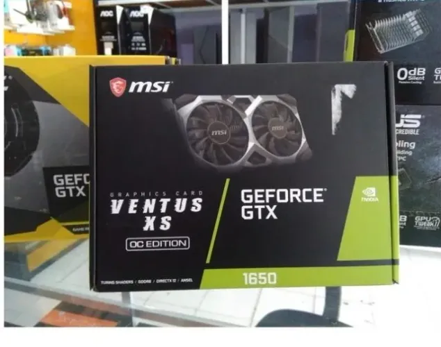 MSI 1650 EX OC 4GB GDDR6 ZERADA igual 1060 570 580 !!