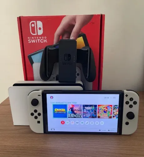 Nintendo Switch Oled 128gb desbloqueado