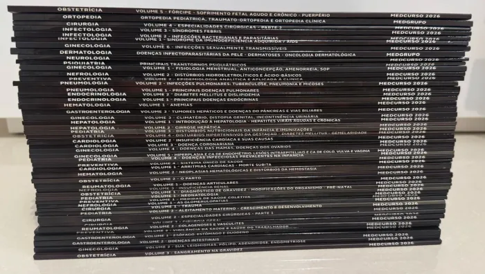 Apostilas MEDCURSO 2026 Completo - 50 Livros MEDGRUPO Residência