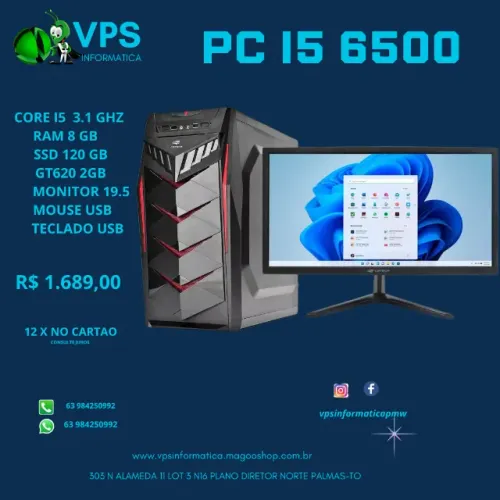 PC I5 6500 COMPLETO-NOVO