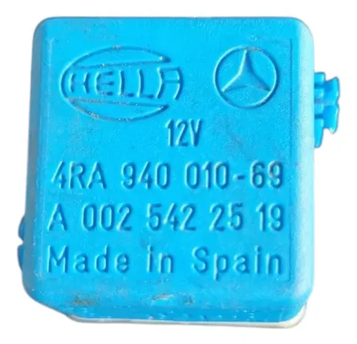 Relé Auxiliar Azul Mercedes-benz Classe Á 1999 2001