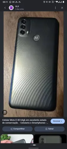 Celular motoE