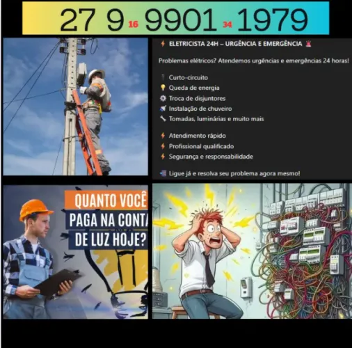Eletricista executamos todo o serviço elétrico em geral