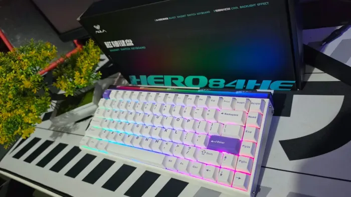 Teclado Magnético AULA HERO84 8000hz - NOVO