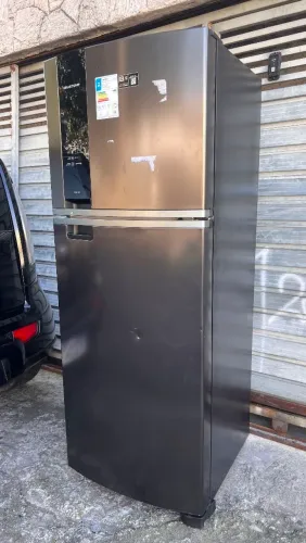GELADEIRA BRASTEMP 463L FROST FREE BLACK INOX PRA HOJE