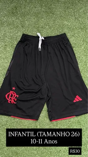 Shorts infantil Flamengo