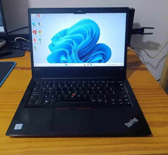 Notebook lenovo intel core i5 octacore 8 gb memória ddr4 ssd 256 gb biometria bat. boa top