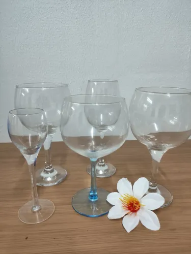 05 copos de vidro