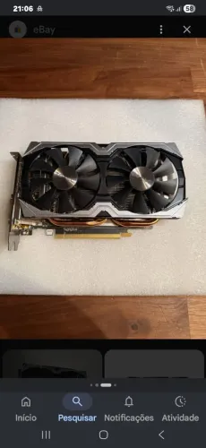 Placa vídeo gtx 1070 8gb