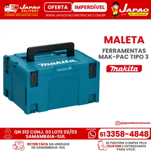 Maleta Para Ferramentas Mak-Pac Tipo 3 Makita