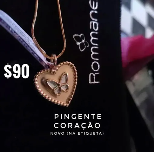 Pingente coração grande Rommanel