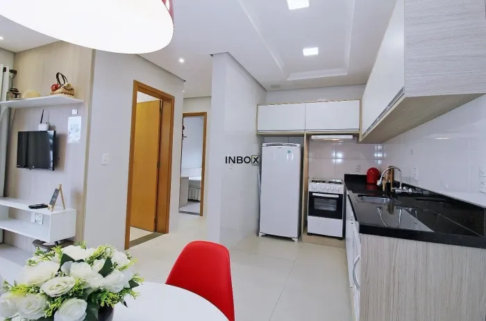 INBOX CIA IMOBILIÁRIA ALUGA - Apartamento de dois quartos mobiliado.