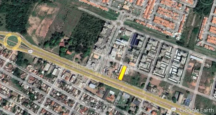 Lote/Terreno para venda possui 900 m2, em frente a Rod. 251 Estrada de Chapada prox. Fort 