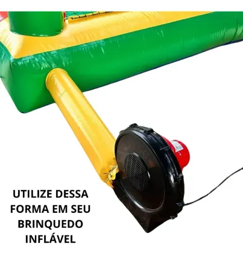 Motor Soprador 12000w P/ Brinquedos Infláveis Bivolt