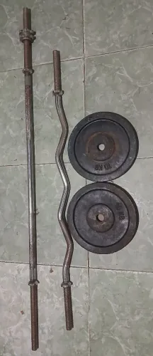 Barra W e Barra Reta 20 kg 
