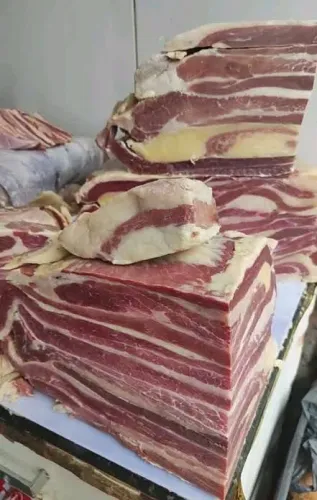 Biscoito de coco e charque da Bahia