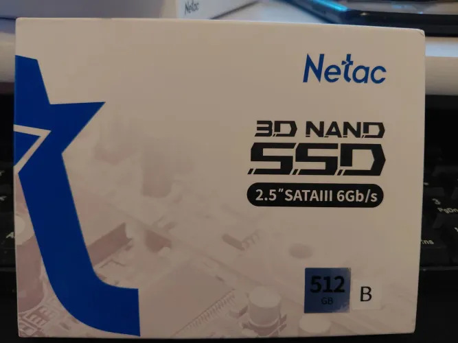 SSD NETAC 512GB SATA 3 - NOVO