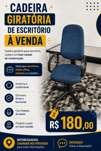 CADEIRA GIRATÓRIA