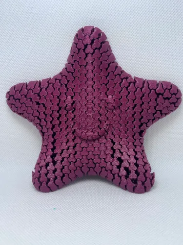 Estrela sensorial - brinquedo anti stress / tea/tdah/autismo - fidget toy - impressão 3d