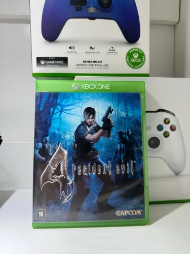 jogo Resident Evil 4 Standard Edition Xbox (Físico) para colecionador