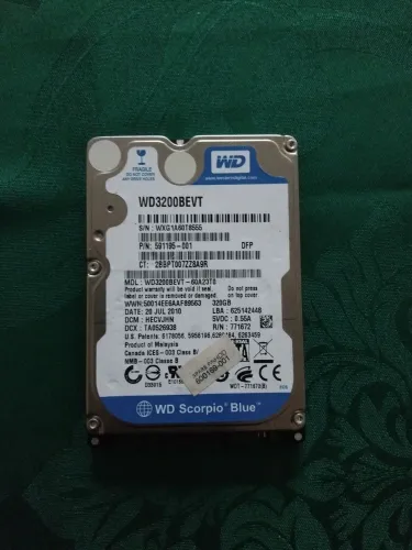HD Sata para note 320gb