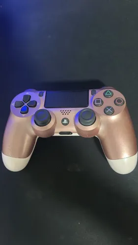 Controle PS4 Original Sony DualShock 4 Rose Gold - Funcionando