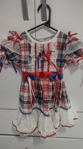 Vestido junino infantil 