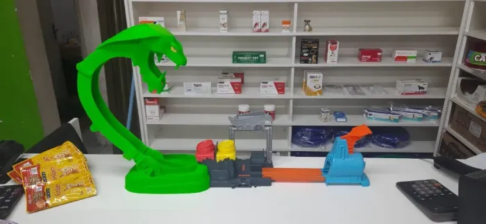 PISTA HOT WHEELS - ATAQUE TOXICO DA SERPENTE