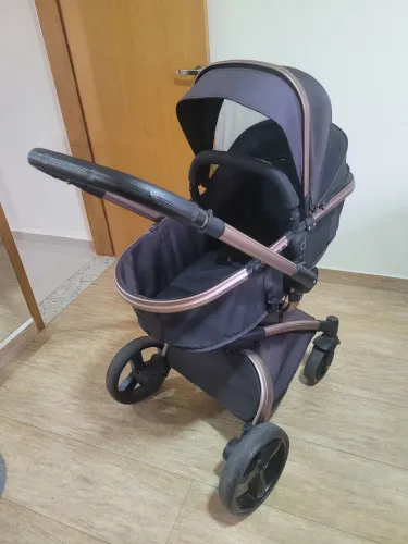Carrinho de bebe vulkan 360 galzerano dzieco + bebê conforto