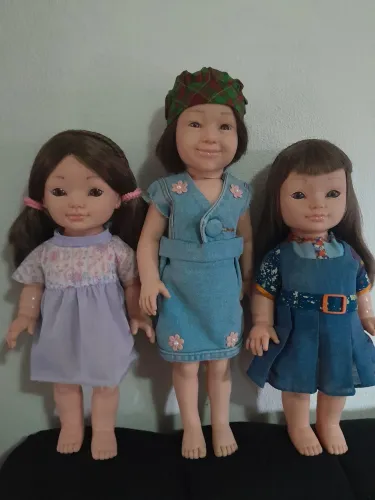 Lote com 3 bonecas mily das chiquititas 