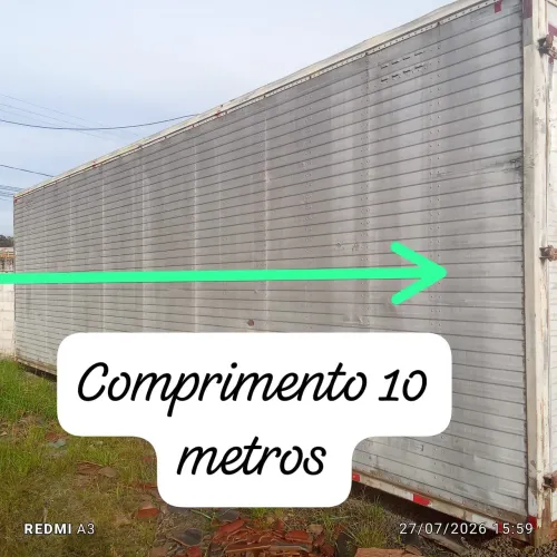 Baú para Truck 10 MT comprimento.