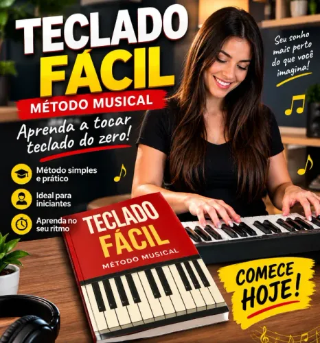 Aprenda Teclado do Zero, Mesmo Sendo Iniciante!