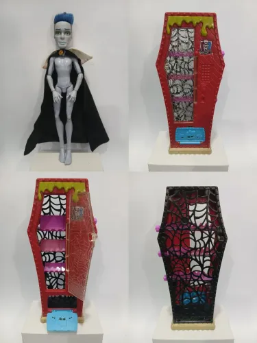 BONECO MONSTER HIGH + ARMARIO
