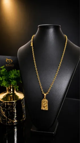 Vendo corrente moeda antiga banhada 18k com pingente 