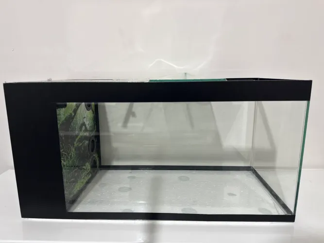 Aquário com sump de filtragem lateral novo vidro 