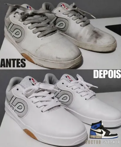 Restauração estética de tênis 