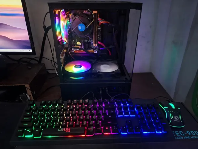 PC GAMER i5 4° Geração + 16GB RAM + SSD 120GB + 500GB + Teclado e Mouse RGB