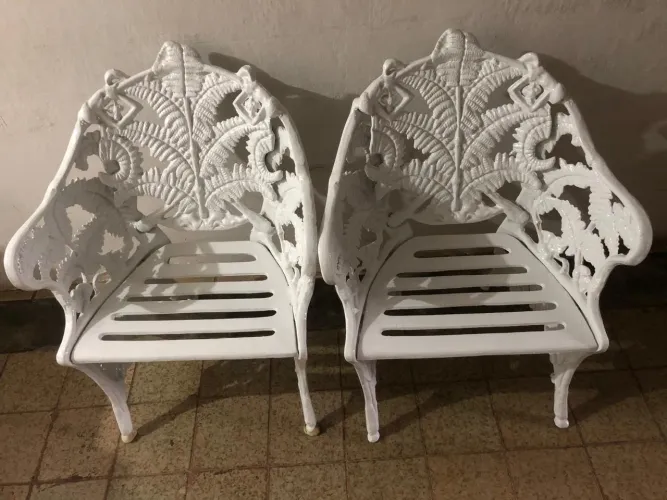 Cadeiras de Jardim - Ferro Fundido